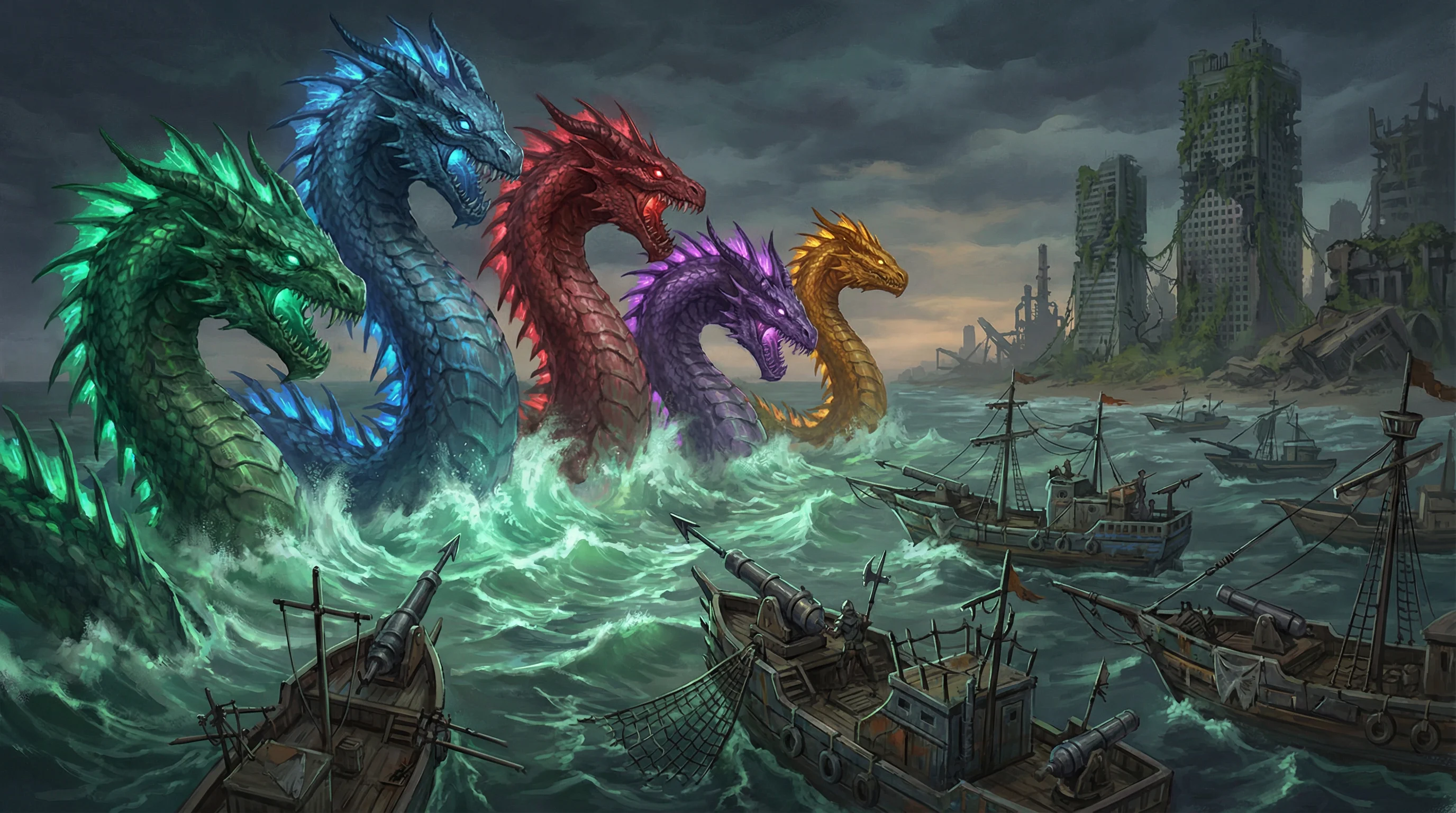 五龙捕鱼 - 麻将胡了 废土生存站